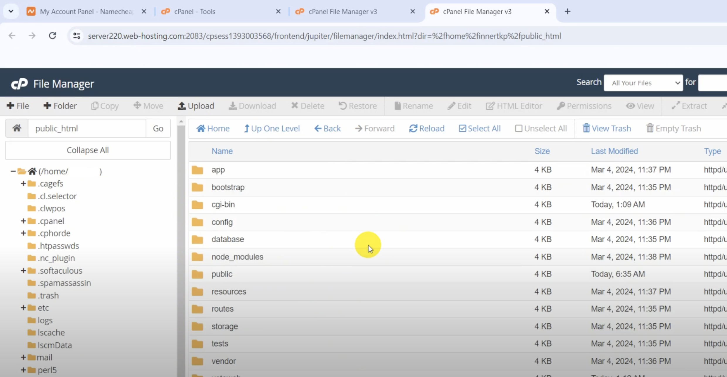 Public Html folder