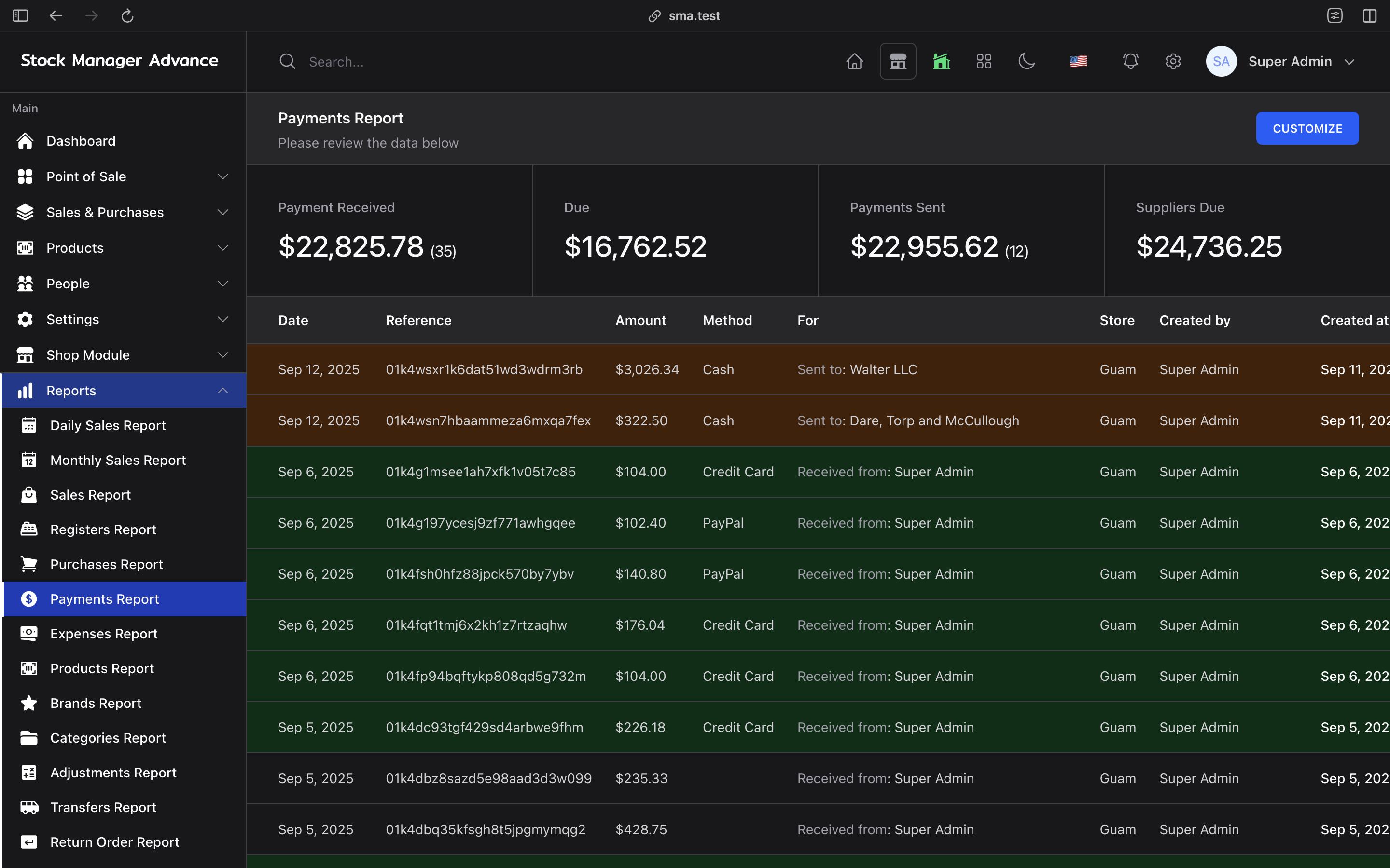 Dashboard